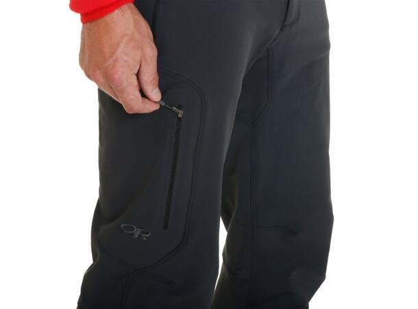 OR Cirque Pants Sort XL Teknisk softshell bukse til herre.